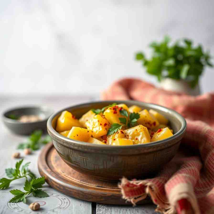 Kewa Datshi - Easy Bhutanese Cheese & Potato Recipe